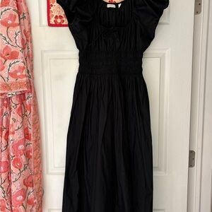 Doen Black Midi Dress